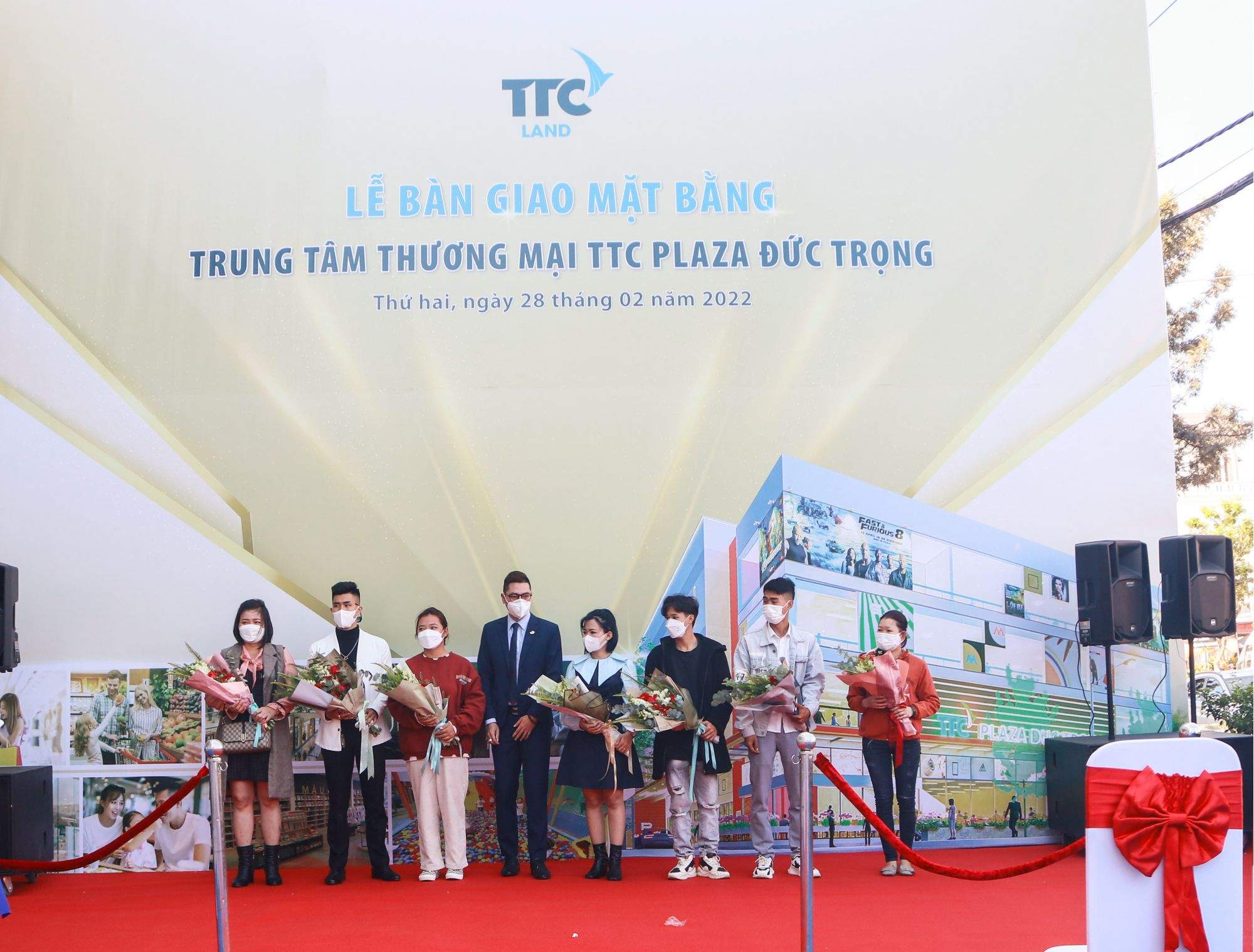 TTC Land tổ chức thành công Lễ bàn giao Mặt bằng TTC Plaza Đức Trọng