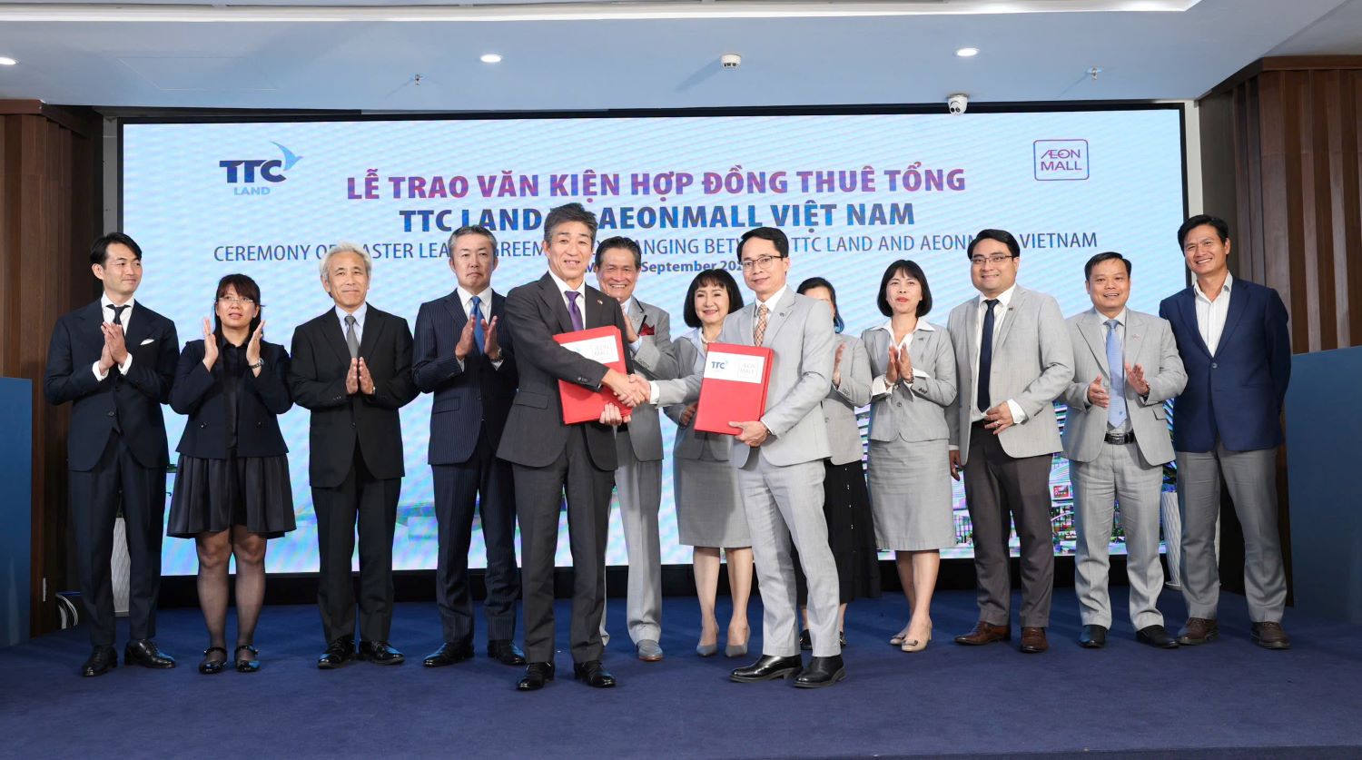 TTC Land và AeonMall Việt Nam ký Hợp đồng thuê tổng triển khai TTTM AEON MALL