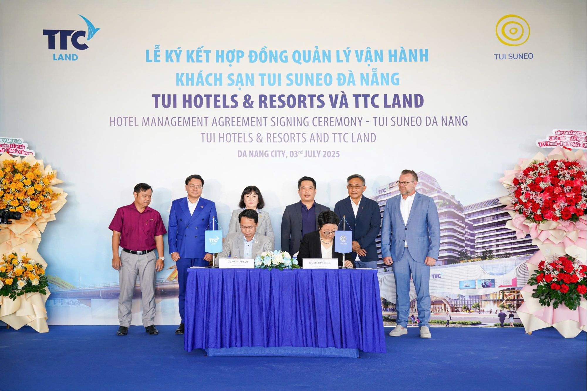 TTC Land ký kết hợp tác với TUI Hotels & Resorts vận hành khách sạn quốc tế TUI SUNEO đầu tiên tại Việt Nam